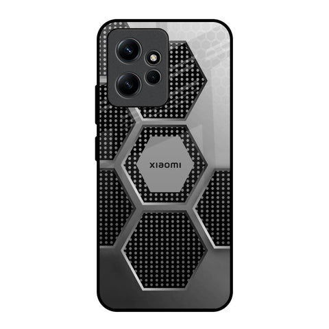 Hexagon Style Glossy Case For Redmi Note 12