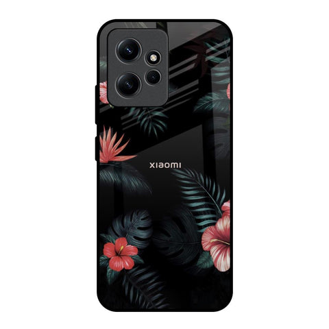 Tropical Art Flower Glossy Case for Redmi Note 12