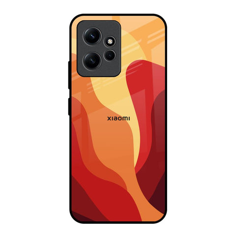 Magma Color Pattern Glossy Case for Redmi Note 12