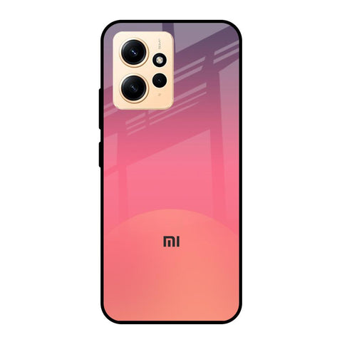 Sunset Orange Glossy Case for Redmi Note 12