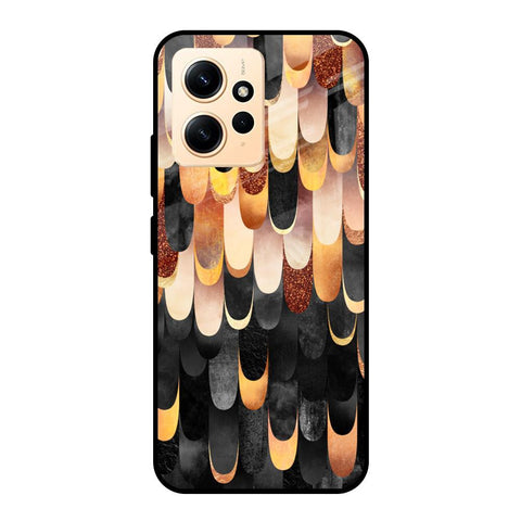 Bronze Abstract Glossy Case for Redmi Note 12