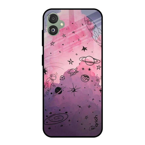 Space Doodles Glossy Case for Samsung Galaxy F14 5G