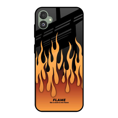 Fire Flame Glossy Case for Samsung Galaxy F14 5G