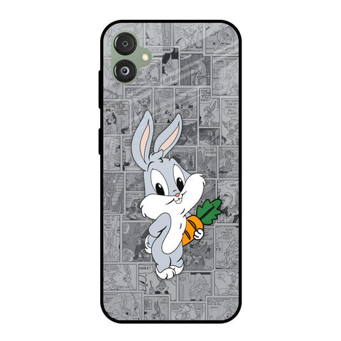 Cute Baby Bunny Glossy Case for Samsung Galaxy F14 5G