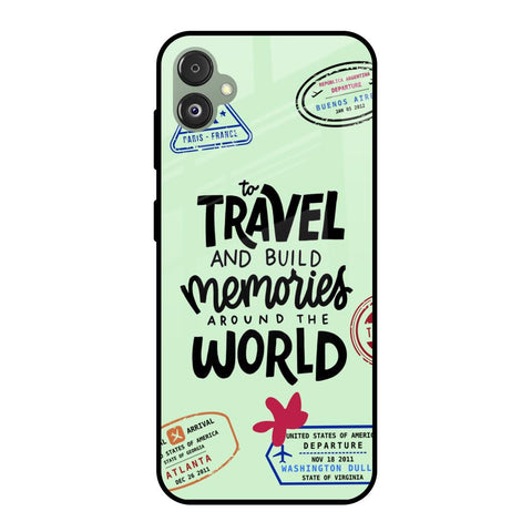 Travel Stamps Glossy Case for Samsung Galaxy F14 5G