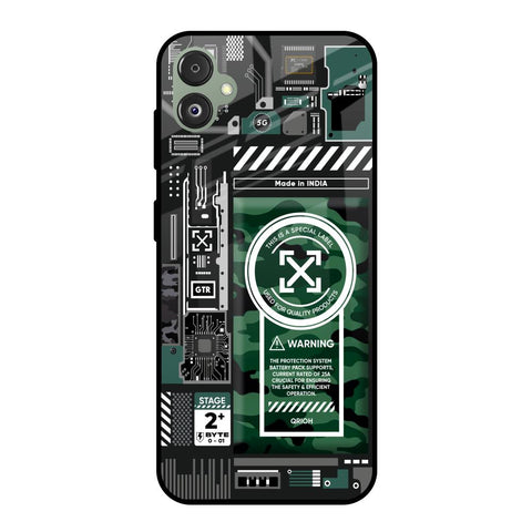 Green Camo Circuit Glossy Case for Samsung Galaxy F14 5G