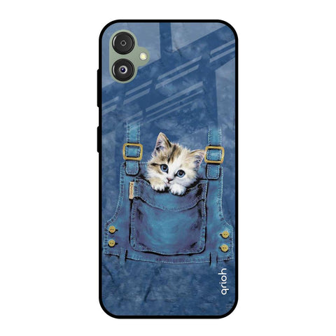 Kitty In Pocket Glossy Case For Samsung Galaxy F14 5G