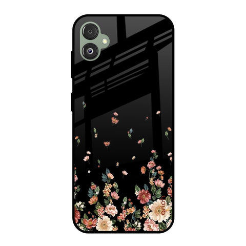 Floating Floral Print Glossy Case for Samsung Galaxy F14 5G