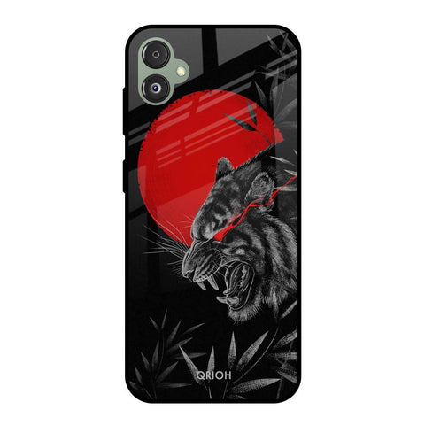 Red Moon Tiger Glossy Case for Samsung Galaxy F14 5G