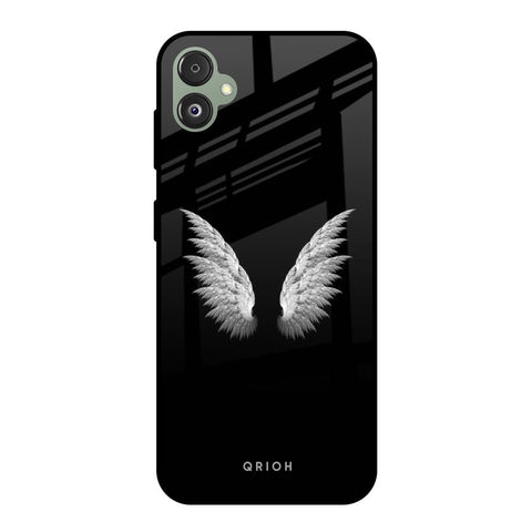 White Angel Wings Glossy Case for Samsung Galaxy F14 5G