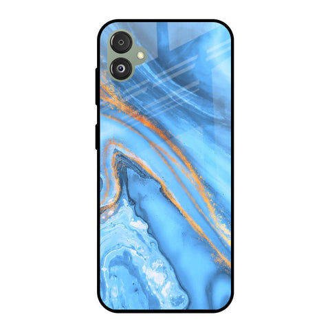 Vibrant Blue Marble Glossy Case for Samsung Galaxy F14 5G