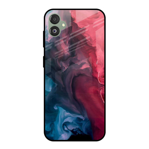 Blue & Red Smoke Glossy Case for Samsung Galaxy F14 5G