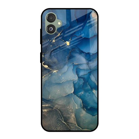 Blue Cool Marble Glossy Case for Samsung Galaxy F14 5G