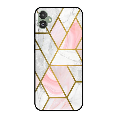 Geometrical Marble Glossy Case for Samsung Galaxy F14 5G