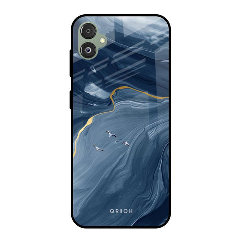 Deep Ocean Marble Glossy Case for Samsung Galaxy F14 5G