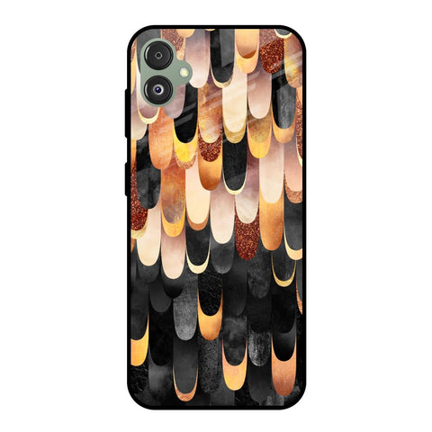 Bronze Abstract Glossy Case for Samsung Galaxy F14 5G