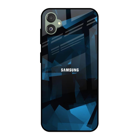 Polygonal Blue Box Glossy Case For Samsung Galaxy F14 5G