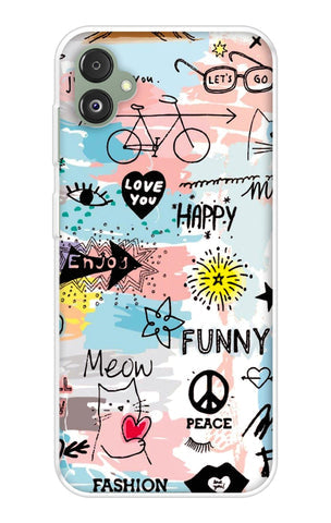 Happy Doodle Soft Cover for Samsung Galaxy F14 5G