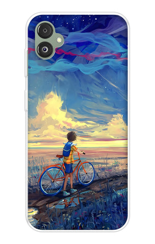 Riding Bicycle to Dreamland Soft Cover for Samsung Galaxy F14 5G