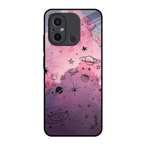 Space Doodles Glossy Case for Redmi 12C