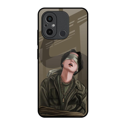 Blind Fold Glossy Case for Redmi 12C