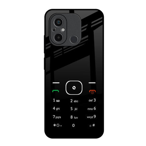 Classic Keypad Pattern Glossy Case for Redmi 12C