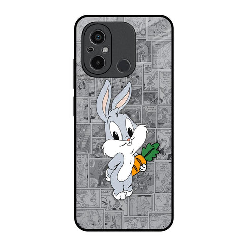 Cute Baby Bunny Glossy Case for Redmi 12C