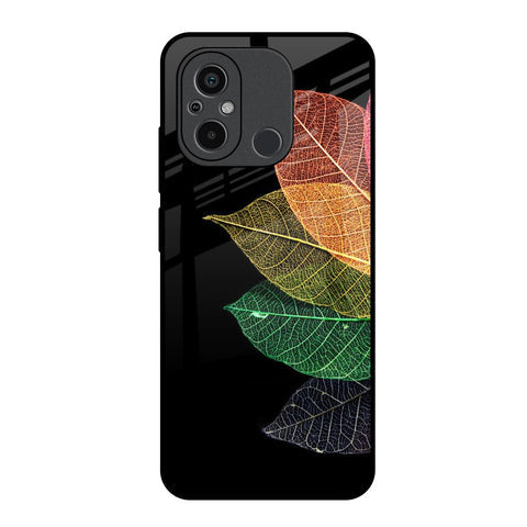 Colorful Leaves Glossy Case for Redmi 12C