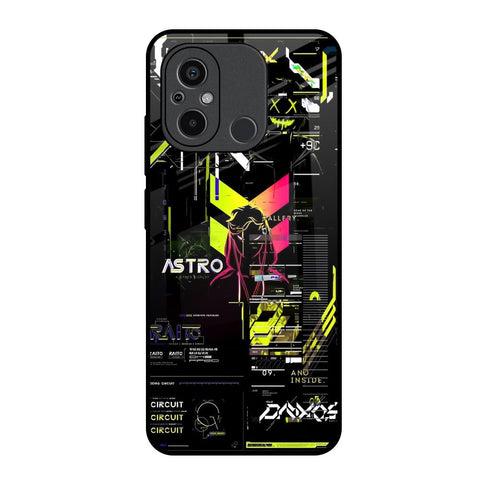Astro Glitch Glossy Case for Redmi 12C