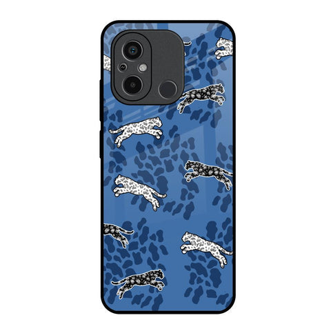 Blue Cheetah Glossy Case for Redmi 12C