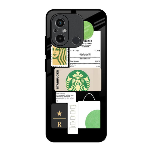 Coffee Latte Glossy Case for Redmi 12C