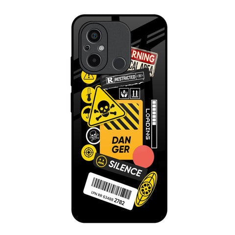 Danger Signs Glossy Case for Redmi 12C
