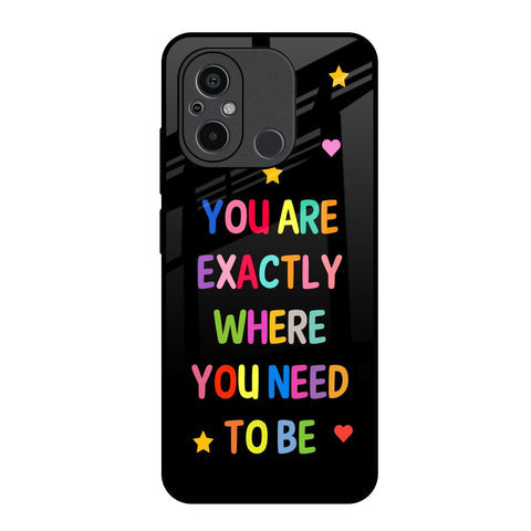 Magical Words Glossy Case for Redmi 12C