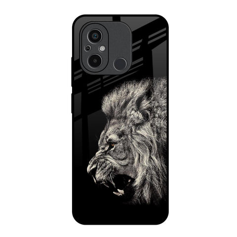Brave Lion Glossy Case for Redmi 12C