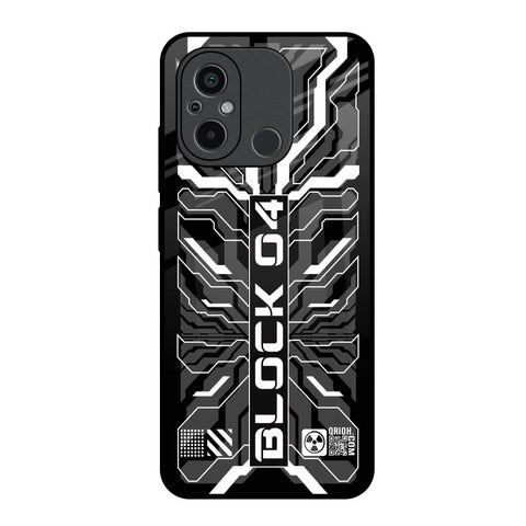 Monochrome Magic Glossy Case for Redmi 12C