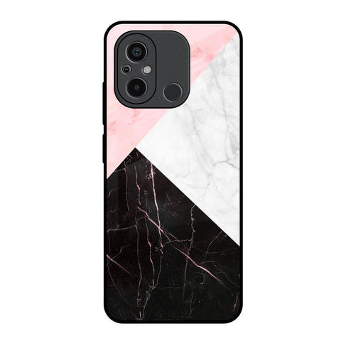 Marble Collage Art Glossy Case For Redmi 12C