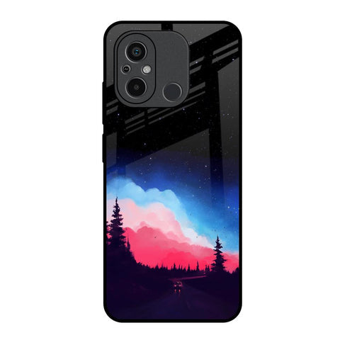 Drive In Dark Glossy Case For Redmi 12C