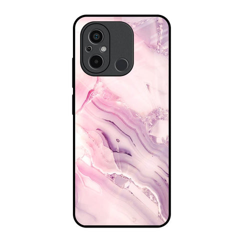 Diamond Pink Gradient Glossy Case For Redmi 12C