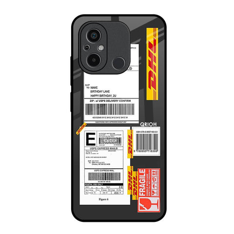 Cool Barcode Label Glossy Case For Redmi 12C