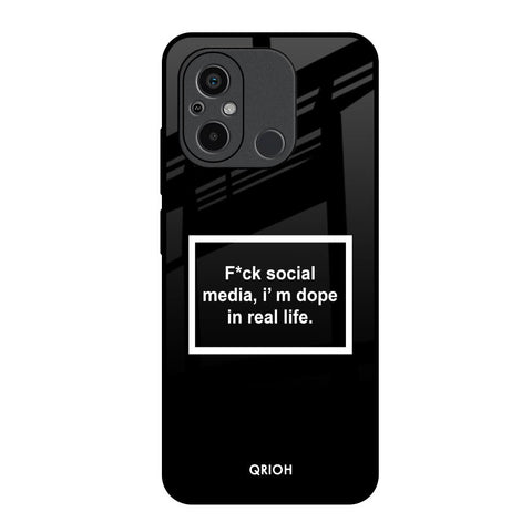 Dope In Life Glossy Case for Redmi 12C