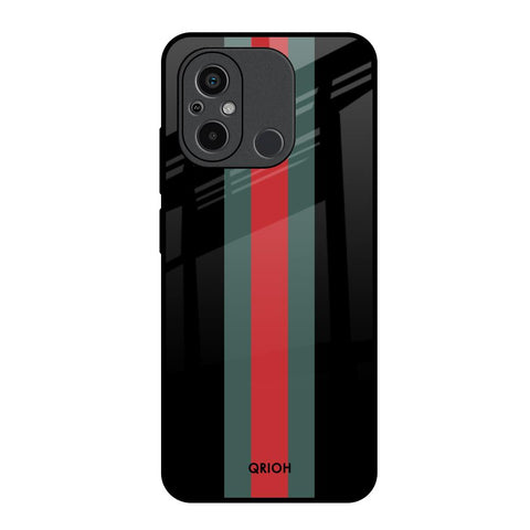 Vertical Stripes Glossy Case for Redmi 12C