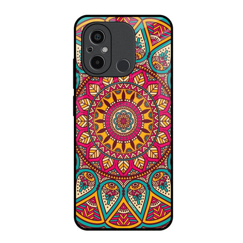 Elegant Mandala Glossy Case for Redmi 12C
