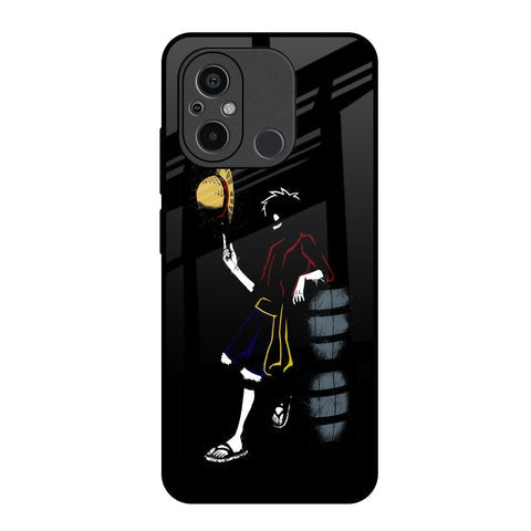 Luffy Line Art Glossy Case for Redmi 12C