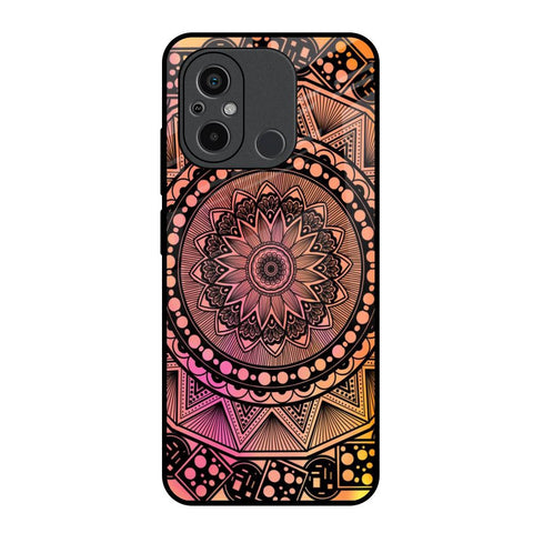 Floral Mandala Glossy Case for Redmi 12C