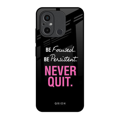 Be Focused Glossy Case for Redmi 12C
