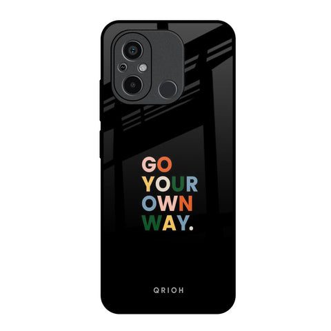 Go Your Own Way Glossy Case for Redmi 12C
