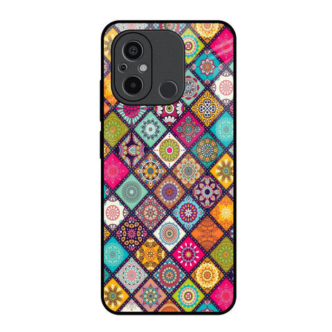 Multicolor Mandala Glossy Case for Redmi 12C
