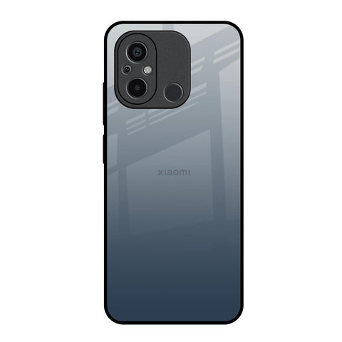 Smokey Grey Color Glossy Case For Redmi 12C