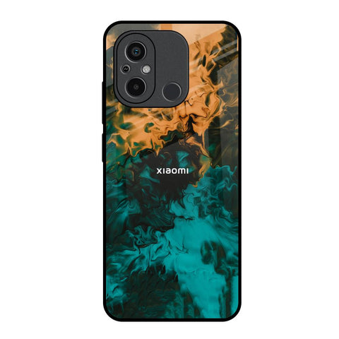 Watercolor Wave Glossy Case for Redmi 12C