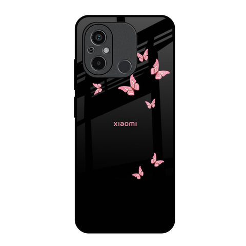 Fly Butterfly Glossy Case for Redmi 12C